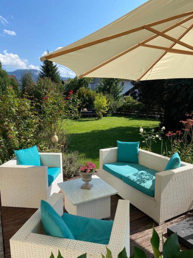 Charmantes Garten-Apartment: Erholung Im Chiemgau Unterwössen Zewnętrze zdjęcie